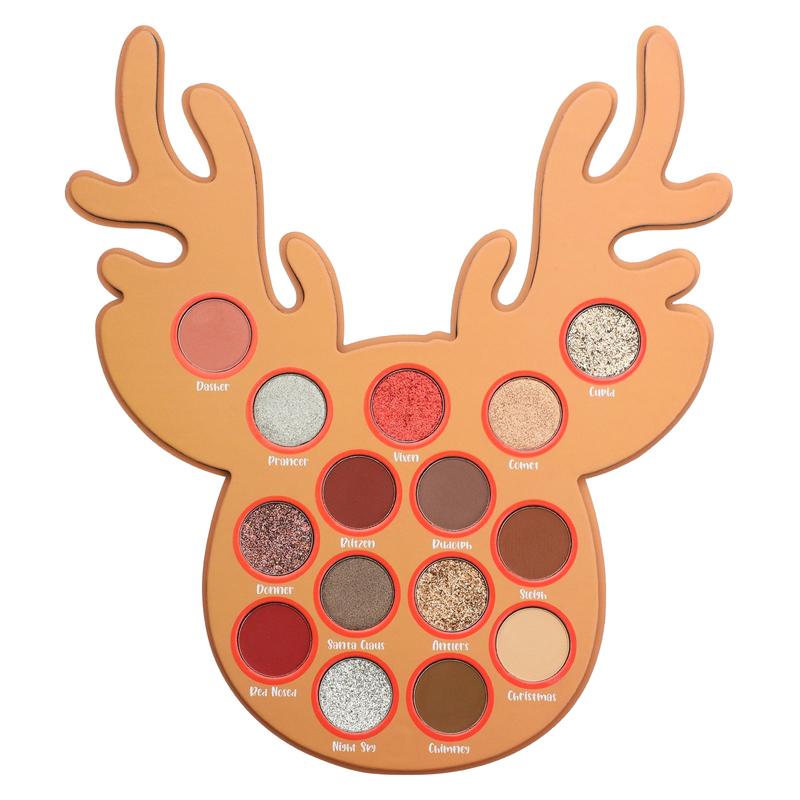 Reindeer Palette - Colorful Holiday Eyeshadow Palette - Makeup