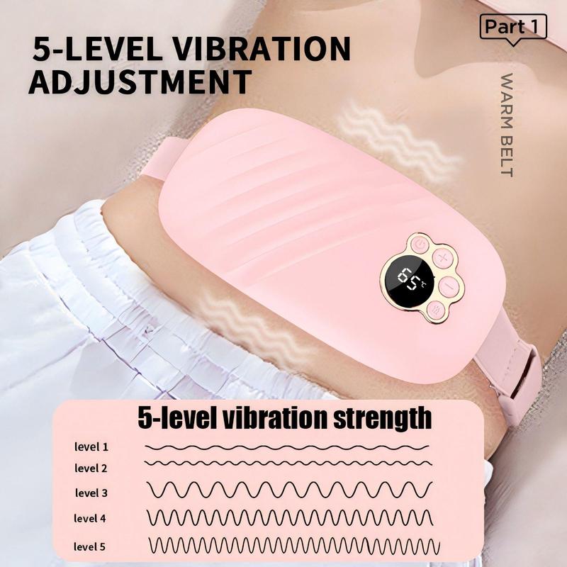 Wireless Heating Pad, Rechargeable Heated Uterus Warmer, Electric Uterus Warming Belt, Girls Hot Compress Waist Protector, Holiday Gift