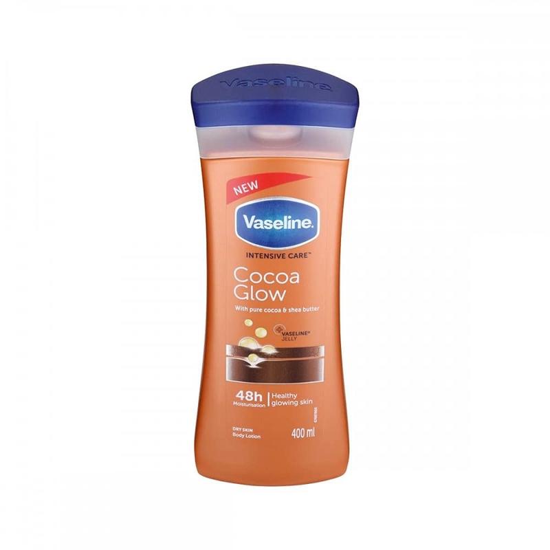 Vaseline Intensive Care Cocoa Glow Moisturizers Pack of 2 400mL - Skincare