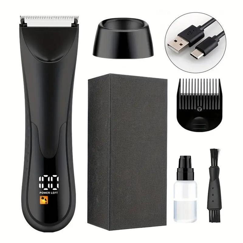 Cordless Hair Trimmers for Men, Body Clippers for Men, Wet & Dry Use Hair Trimmer for Barber, Waterproof Body Trimmer for Men, Ceramic Blade Hair Trimmer, Summer Back To School Gifts for Him