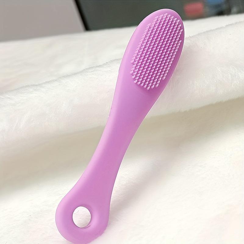 Facial Nose Cleaning Brush, 5 Counts Soft Silicone Finger Massage Brush, Face Washing Cleansing Tools, Travel Accessories