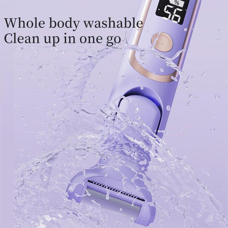 Electric Hair Removal Tool, 1 Box Rechargeable Hair Removal Machine & Accessories, Wet and Dry Use Hair Removal Tool for Women