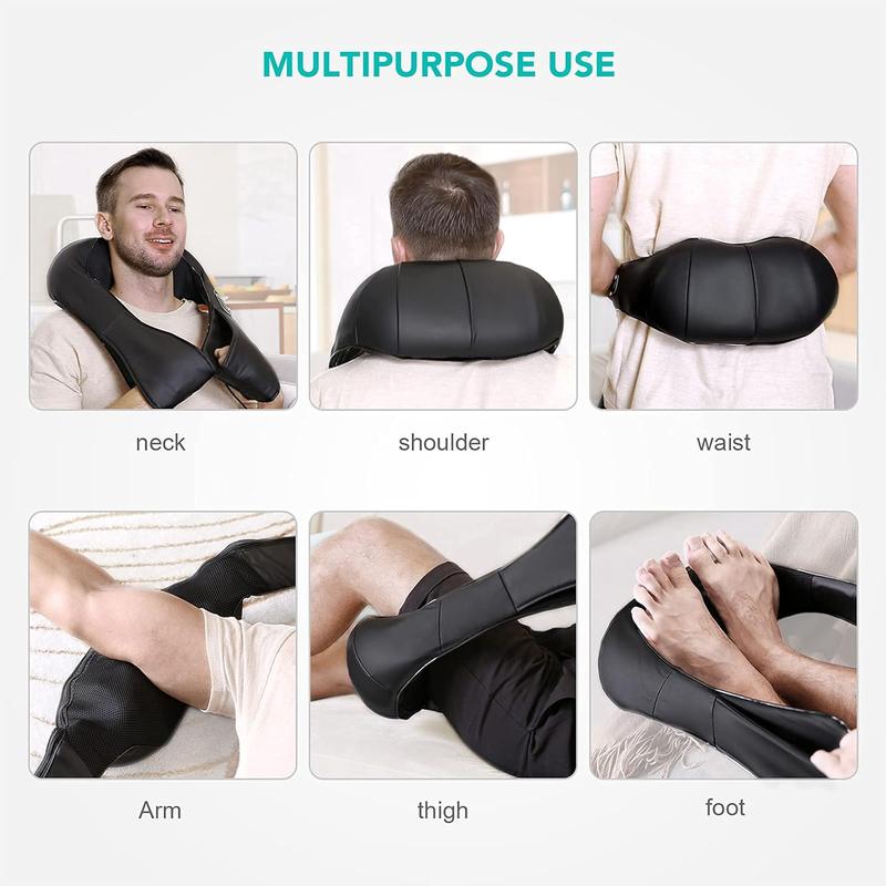 Shiatsu Neck Shoulder Massager with Heat, Gift Full Body Muscle Pain Relief