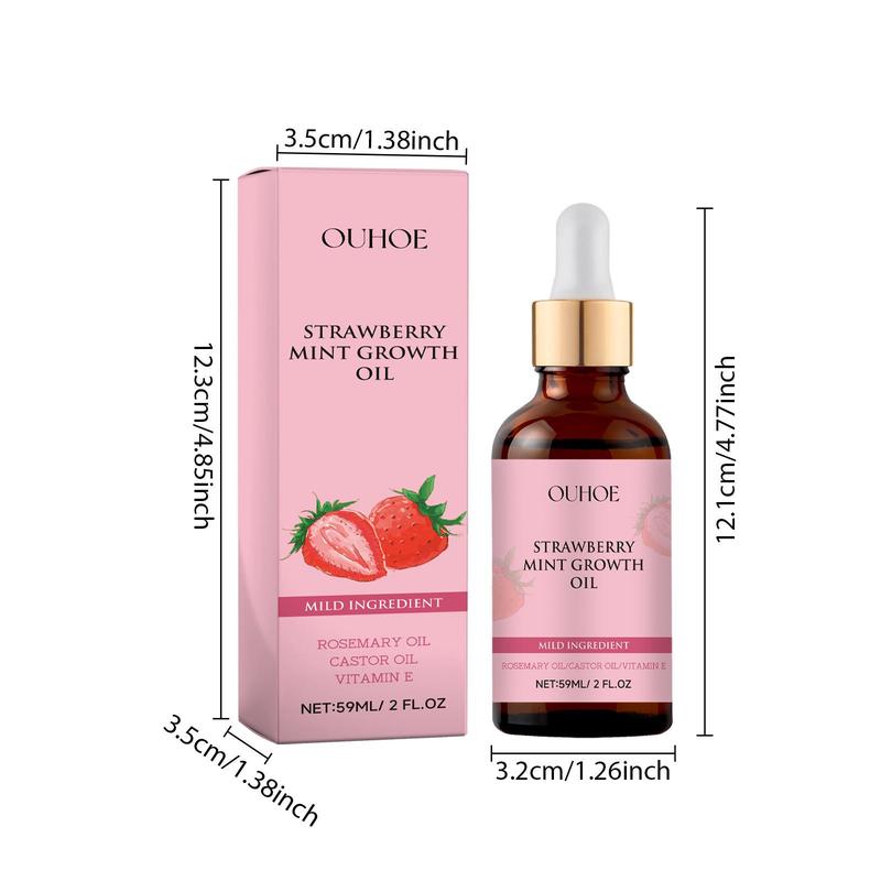 Strawberry Hair Care Massage Oil, Hair Care & Styling Product for Making Thin Hair Look Thicker,  Hair Products