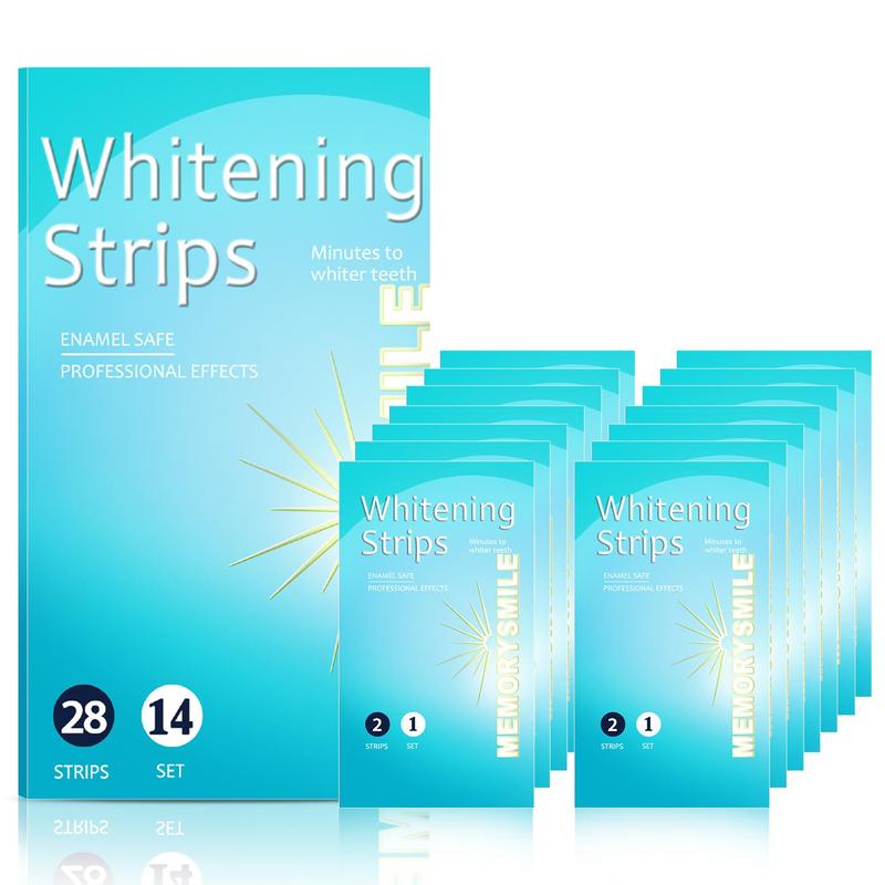 Teeth Brightening Strips, 14pcs set Professional Teeth Brightening Gentle Strips, Breath Freshening Teeth Brightening Strips, Summer Essentials, Back to School Oral Care Products