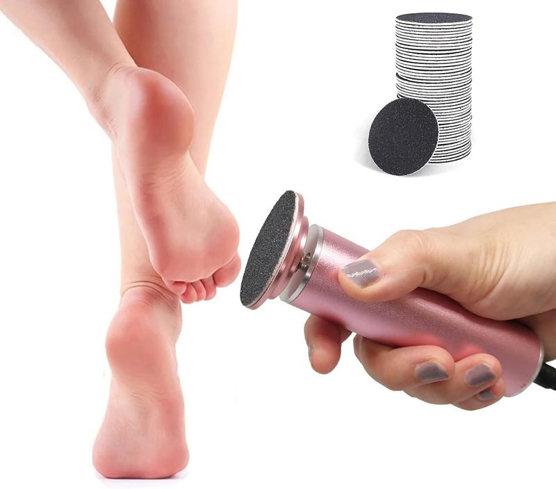 Electric Foot File, Electric Foot Dead Skin Remover, Multi-Function Pedicure Machine, Callus Removal Tool, Nail Pedicure Tool, for home, salon and nail shop, easy to carry on travel