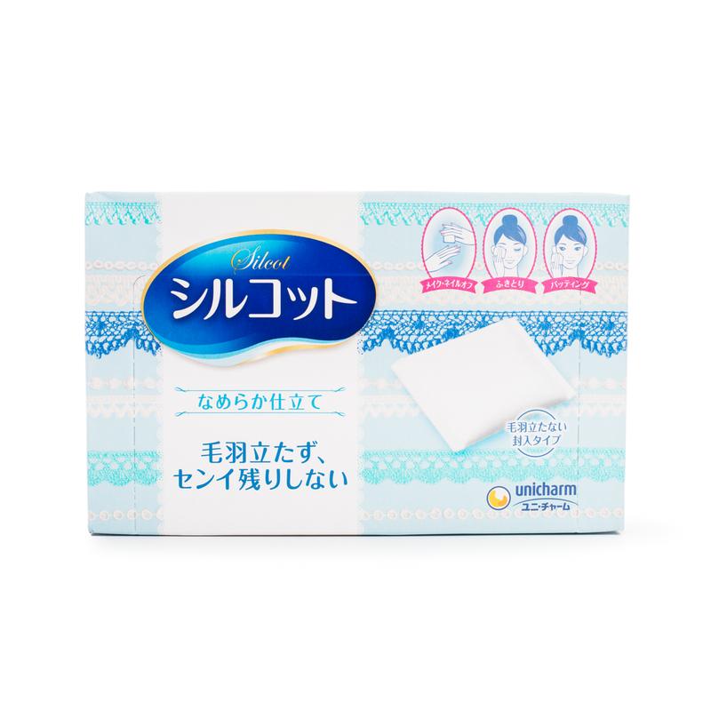 Unicharm Silcot Pillow Puff Cotton Pads 1 box Makeup Toner