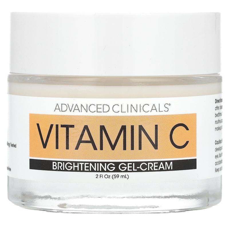 Advanced Clinicals Vitamin C, Brightening Gel-Cream, 2 fl oz (59 ml)