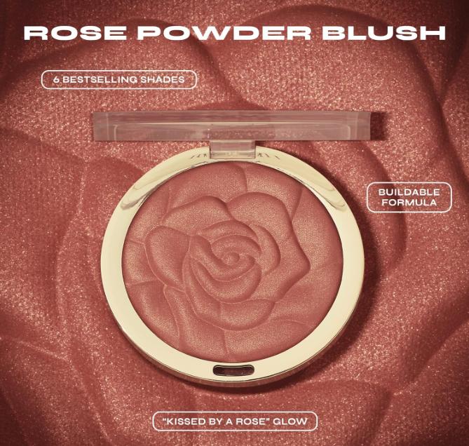 Milani Rose Powder Blush - Wild Rose (0.6 Ounce) Cruelty-Free Blush - Shape, Contour & Highlight Face with Matte or Shimmery Color