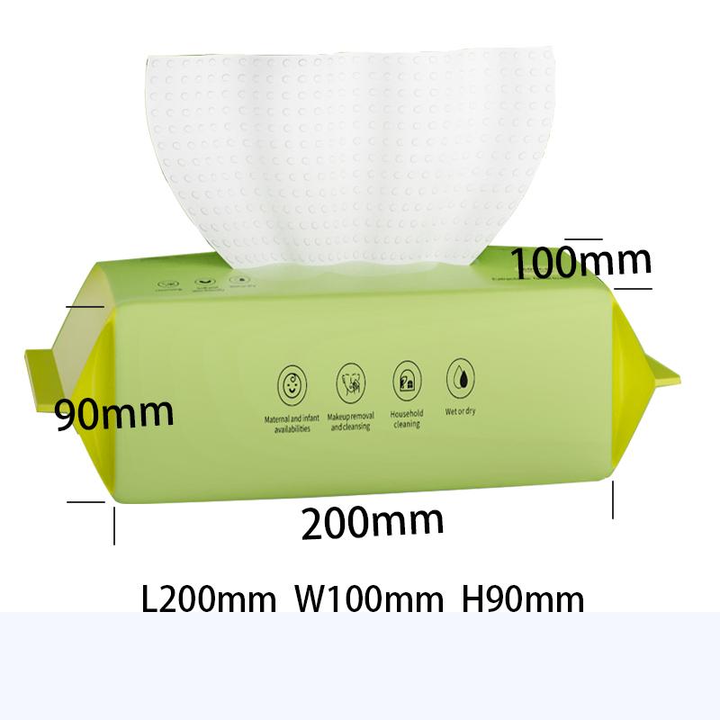 Large Thickened Disposable Face Towel - 60 Pieces - for Cleansing and Makeup Remover - Halloween Gift - Wipes Skincare Pack soft toilet comfort