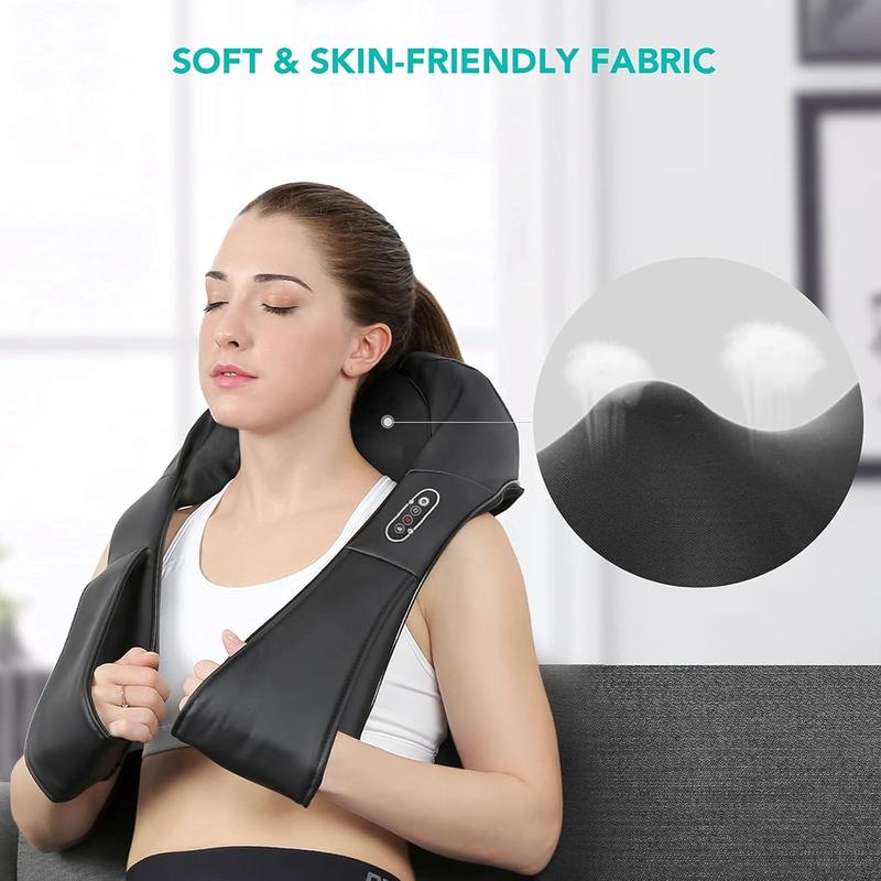 Shiatsu Neck Shoulder Massager with Heat, Gift Full Body Muscle Pain Relief