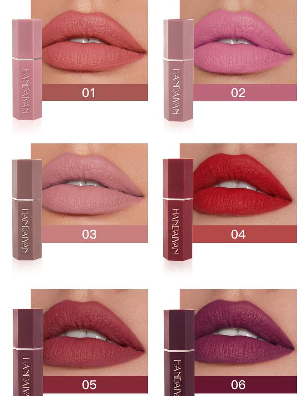 Non-fading, transfer-proof, waterproof, and moisturizing soft textured Lipstick, Long-Lasting Wear, Super Suitable for Daily Use Makeup Cosmetic