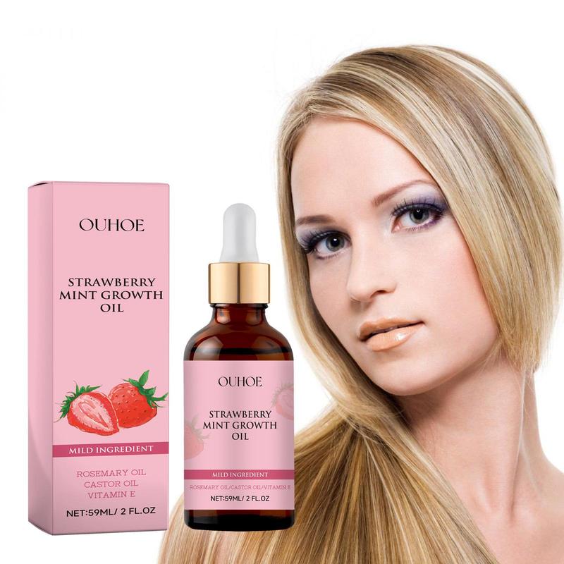 Strawberry Hair Care Massage Oil, Hair Care & Styling Product for Making Thin Hair Look Thicker,  Hair Products