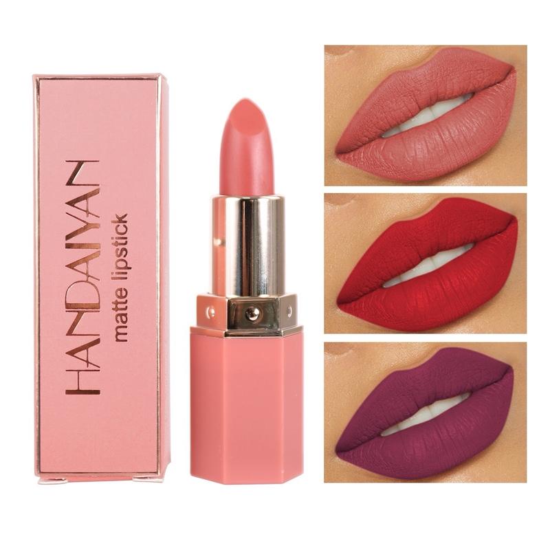 Non-fading, transfer-proof, waterproof, and moisturizing soft textured Lipstick, Long-Lasting Wear, Super Suitable for Daily Use Makeup Cosmetic