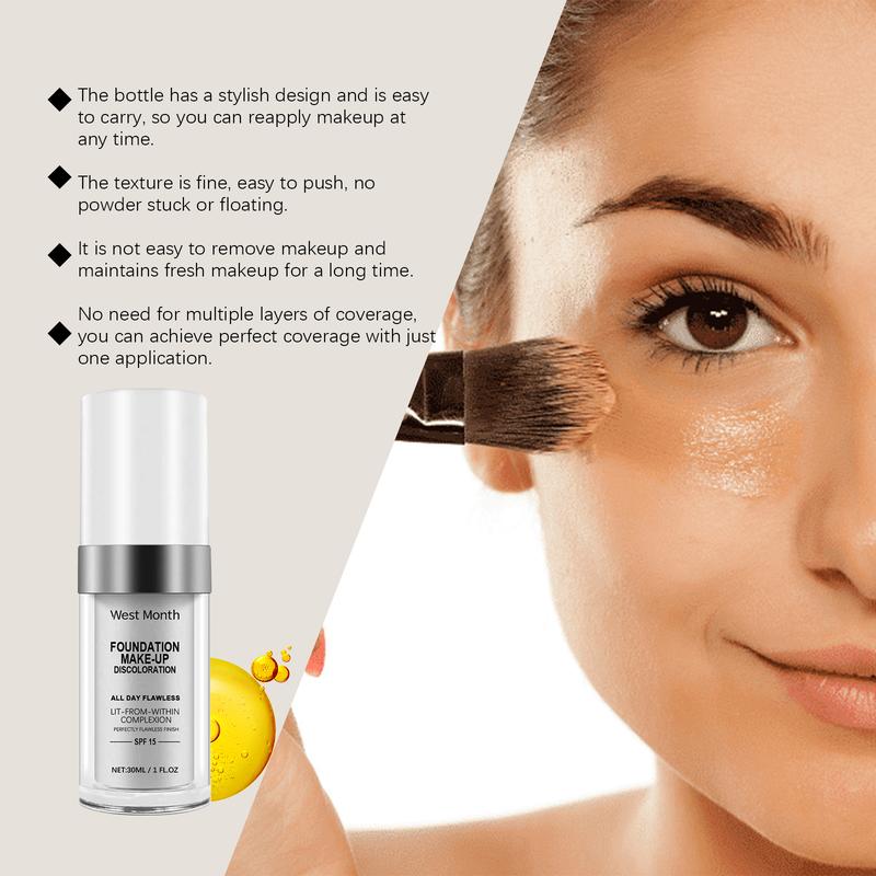 Warm Concealer Foundation Moisturizing Natural Concealer Long-lasting hydration non-flaking foundation