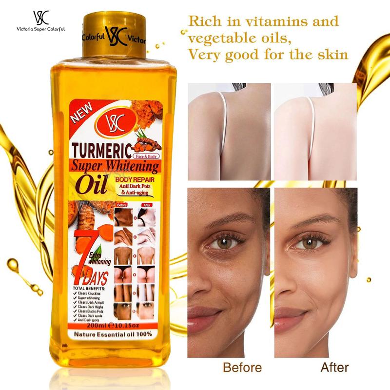 7-day Ginger Turmeric Oil, a nourishing and dredging heat-generating ginger turmeric oil body massage essential oil for whole body, 200ml.