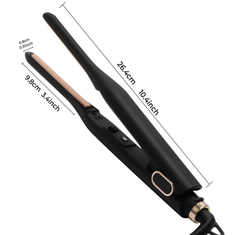 Megalook Electronic Flat lron Hair Heater 3D Floating Plates Hair Straightener and Curler 2 in 1 Styling Tool