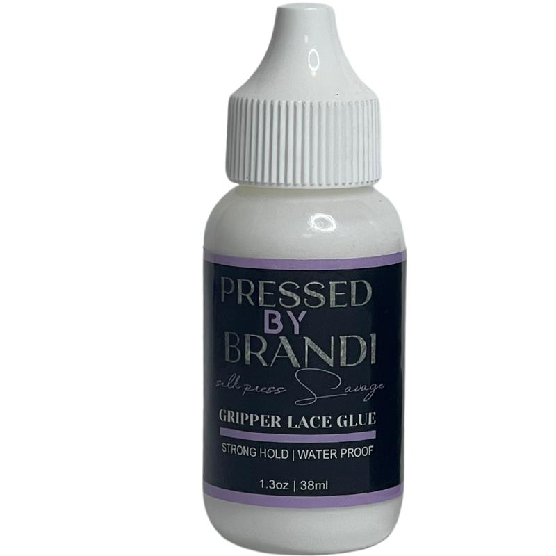 Pressed by Brandi Lace Glue and Remover Bundle, (WHITE)Includes 2 Items, 1.3 oz. Glue, 1oz. Remover, Best Kit for Easy Lace Wig Application and Removal. Waterproof