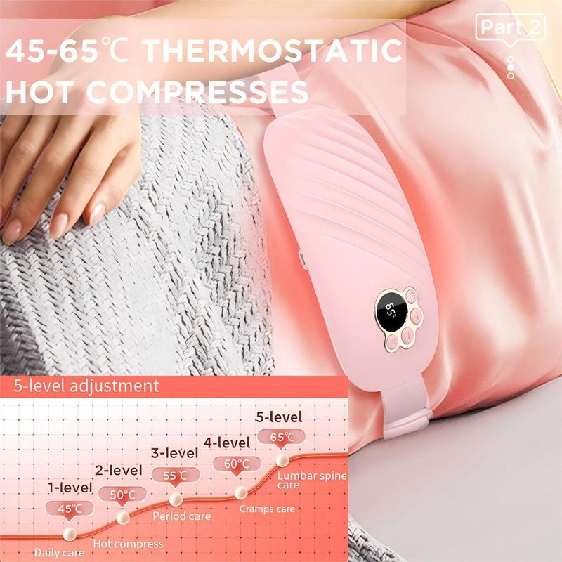 Wireless Heating Pad, Rechargeable Heated Uterus Warmer, Electric Uterus Warming Belt, Girls Hot Compress Waist Protector, Holiday Gift