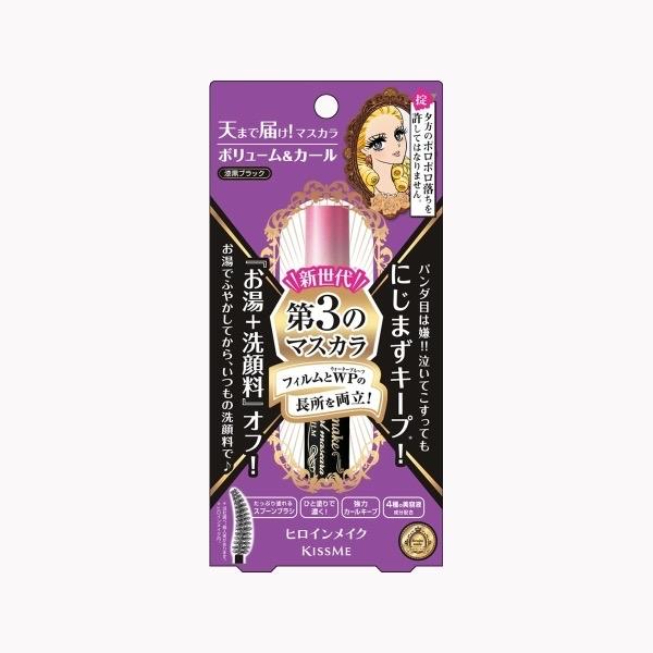 KissMe Heroine Make Volume & Curl Mascara Advance Film (Smudge Proof) Makeup Eyelash