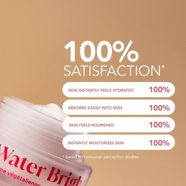 The Face Shop Rice Water Bright Vegan Cream, Instant Moisturization Quick-Absorbing Formula, Vegan, Rice Water Hydrating Moisturizer Moisturizing