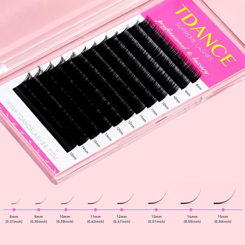 Premium Mega Volume Eyelash Extension for Music Festival Makeup, 1 Set Gift for Gf, Natural Individual False Eyelash, Cluster Lashes Kit for Women & Girls, Daily Eye Makeup Cosmetic Tool, Summer Gifts, Lash Extension Kit, Christmas Gift