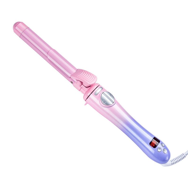 NEW! AILIYZ B1.25 Rotating Curling Iron - Pink Sunset