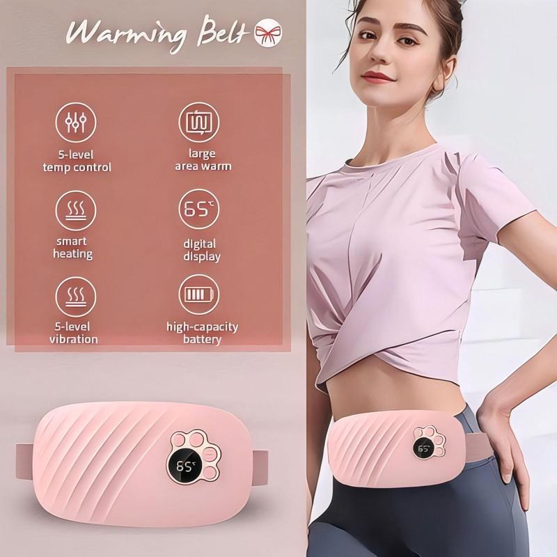 Wireless Heating Pad, Rechargeable Heated Uterus Warmer, Electric Uterus Warming Belt, Girls Hot Compress Waist Protector, Holiday Gift