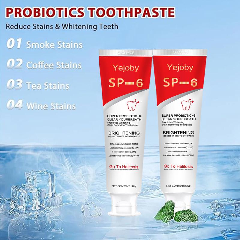 (New) 2024 Super Probiotic Sp-6 Toothpaste, Sp-6 Ultra Whitening Toothpaste, Sp 6 Toothpaste,Fresh Breath, Sp-6 Toothpaste 4.9 oz SP-10,SP-10 SP-8 SP-4 sp-10 sp-8 sp-4 sp8 sp6 sp4 SP-10