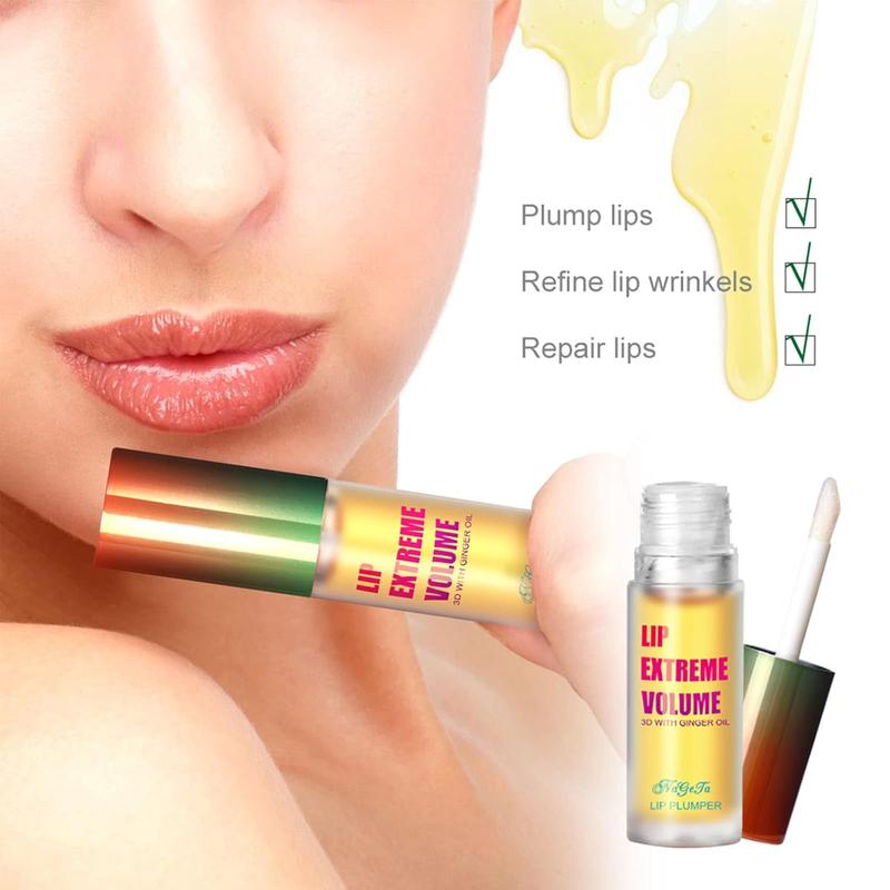 Lip Plumper Extreme - Plumping Lip Gloss - Clear Lip Plump Gloss -Lip Enhancer Plumper - Lip Moisturizer for Dry Lips - Lip Filler Plumper - Volumize Lips Instantly for Thicker & Fuller Lips