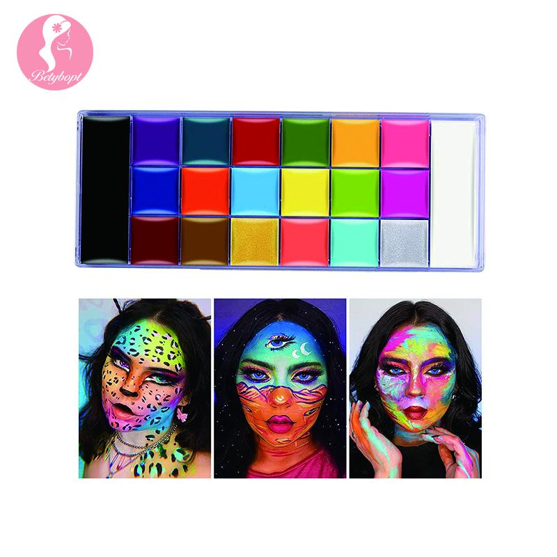 Face Body Painting Set, 20 Colours, Face Paint, Body Painting Oil, Safe Body Paint Set, Make-Up Colours,Theatre Make-Up, HalloweenGift  Smooth