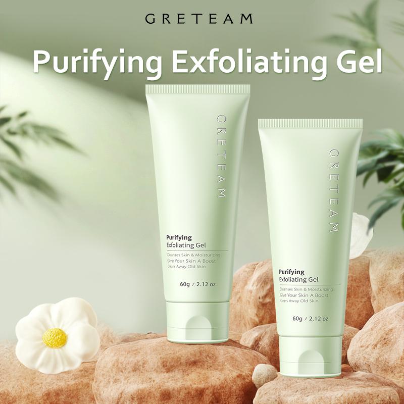 GreTeam Purifying Exfoliating Gel Moisturizing Cleanses Skin Flower Skincare