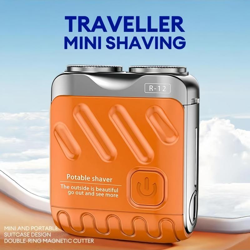 Portable Mini Electric Shaver, Waterproof Electric Shaver, Men's Beard Trimmer, Travel Shaver for Winter, Men's Grooming Tools for Holiday Gifts, Christmas, Christmas Gift, Stocking Fillers, New Year Gift