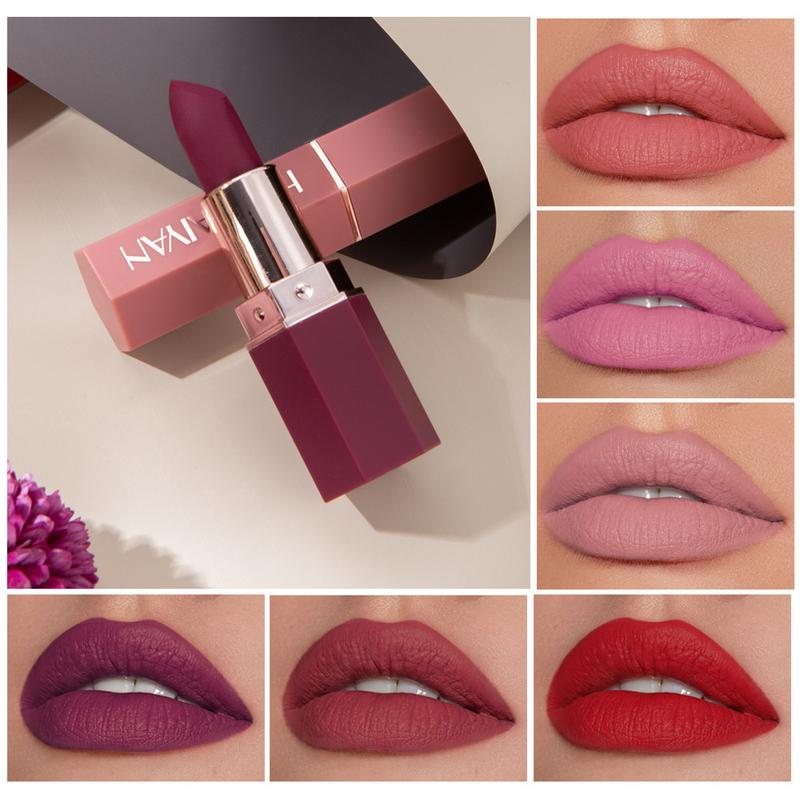 Non-fading, transfer-proof, waterproof, and moisturizing soft textured Lipstick, Long-Lasting Wear, Super Suitable for Daily Use Makeup Cosmetic