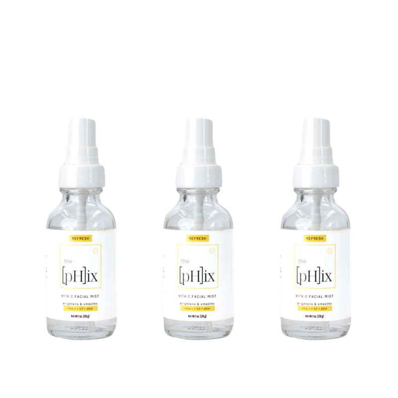 3x Vitamin C Hydrating Toner for Red Light, Texture, Brighter Skin and PH Balancing Moisture Skincare