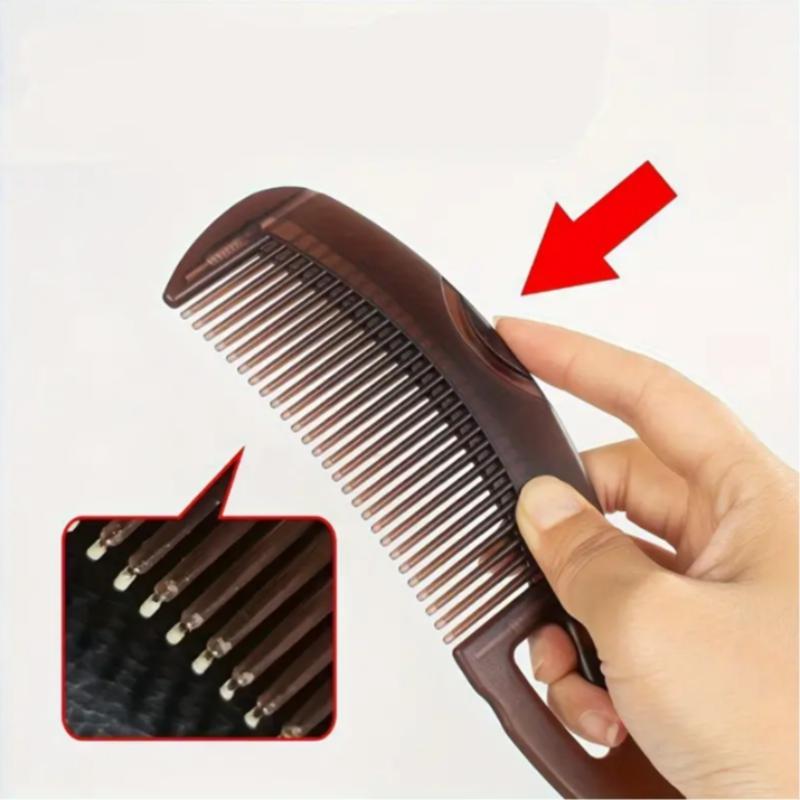 Degreasing Hair Massager, 2 Counts set Hair Detangling Comb, Scalp Massage Comb, Professional Hair Styling Comb for Women & Men, Christmas Gift