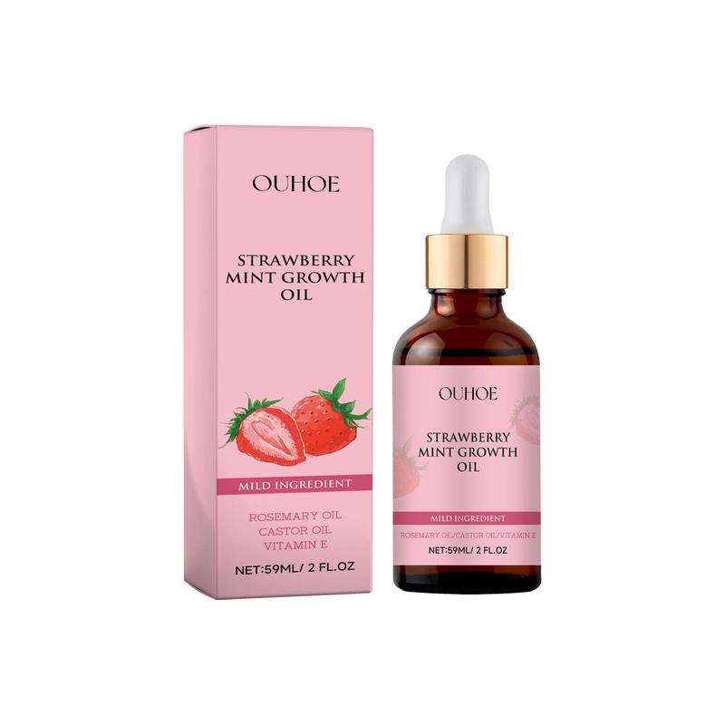 Strawberry Hair Care Massage Oil, Hair Care & Styling Product for Making Thin Hair Look Thicker,  Hair Products