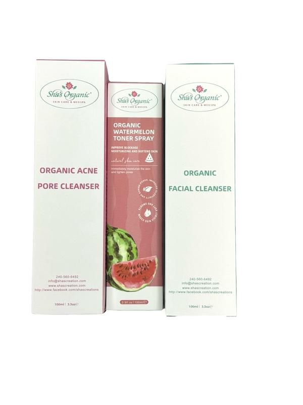 TikTok Sha's Exclusive Triple Cleanse Facial Cleanser Bundle Cleansing Facial Cleansing