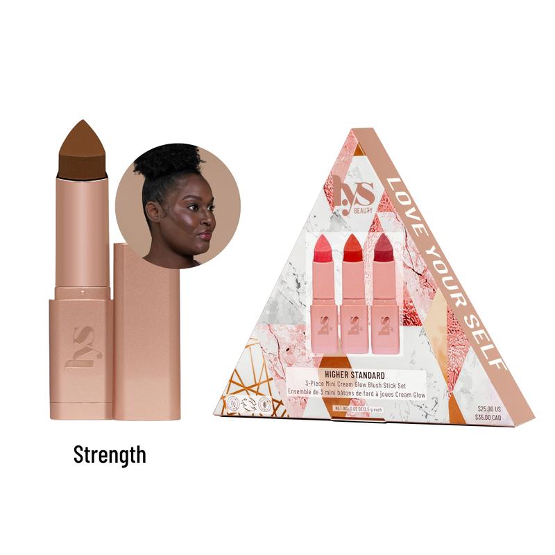 LYS Beauty No Limits Cream Bronzer Stick x Higher Standard 3-Piece Mini Cream Glow Blush Stick Set