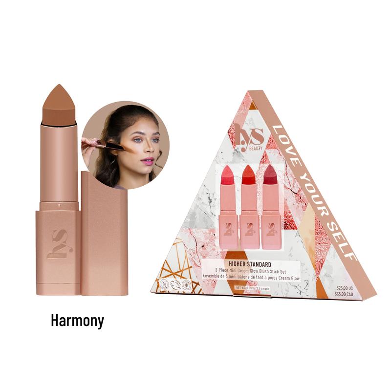 LYS Beauty No Limits Cream Bronzer Stick x Higher Standard 3-Piece Mini Cream Glow Blush Stick Set