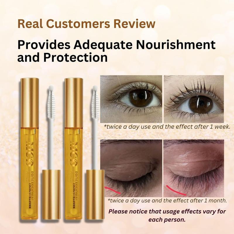 Natural Eyelash Eyebrow Enhancer Serum, 1 3 Counts Natural Ingredients for Healthier Lashes and Brows, Volumizing Eyebrow Enhancer Serum, Lash Serum, Christmas Gift