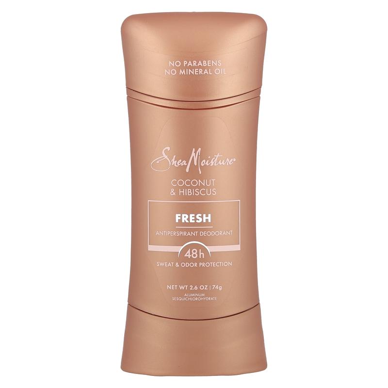 SheaMoisture Antiperspirant Deodorant, Fresh, Coconut & Hibiscus , 2.6 oz (74 g)