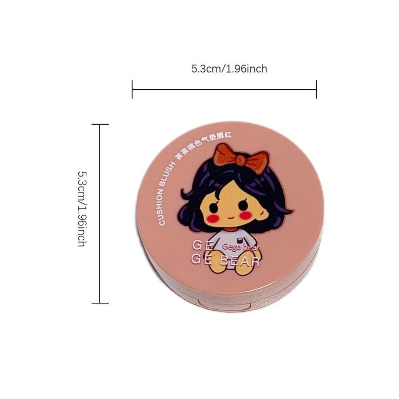 Long Lasting Blush, 1 Count Cute Cartoon Design Blush Palette, Facial Makeup Tools For Daily Use, Beauty & Personal Care