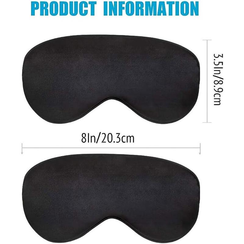 Solid Color Sleep Mask, Soft Comfortable Sleep Mask, Sleep Mask for Home Bedroom Travel