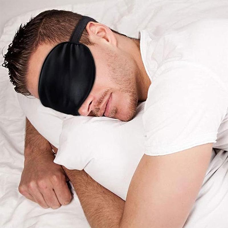 Solid Color Sleep Mask, Soft Comfortable Sleep Mask, Sleep Mask for Home Bedroom Travel