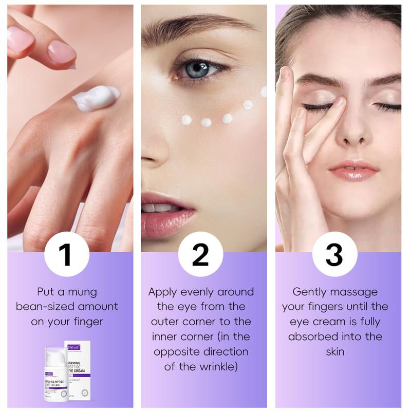 Firming polypeptide eye cream 15g Improves dark circles, loose skin, sagging, etc., reduces dry lines and fine lines, and reduces puffy eye bags