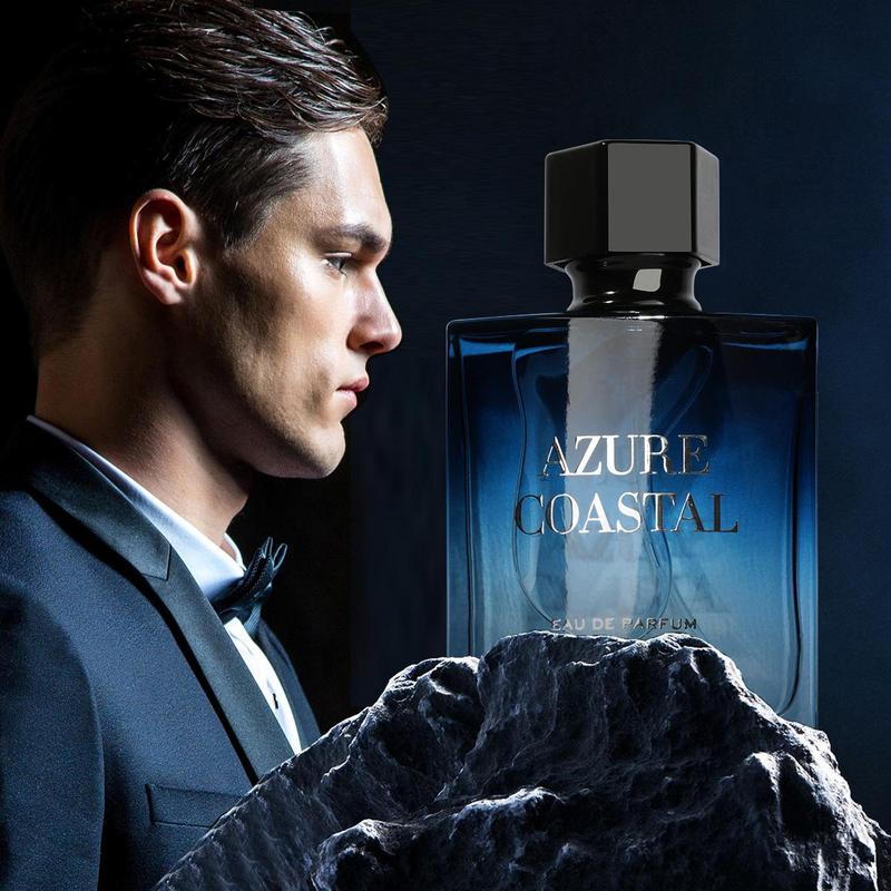 Azure Coastal Perfume Set, 2 Boxes Long Lasting Men's Perfume, Fresh and Elegant, Exquisite Birthday Gift Perfume, Christmas Gift