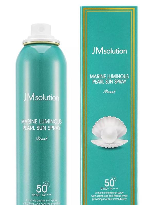 JM Solution Marine Luminous Pearl Sun Spray 180ml (6.08 fl. oz.) Facial Hydrate Moisture Sunscreen Uv