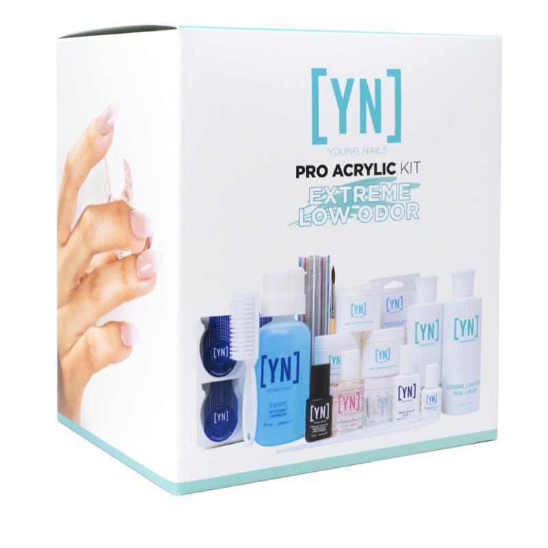 Extreme Low Odor Pro Kit Acrylic Nail - For Beginners and Pro Nail Techs Nail Art Nail Care