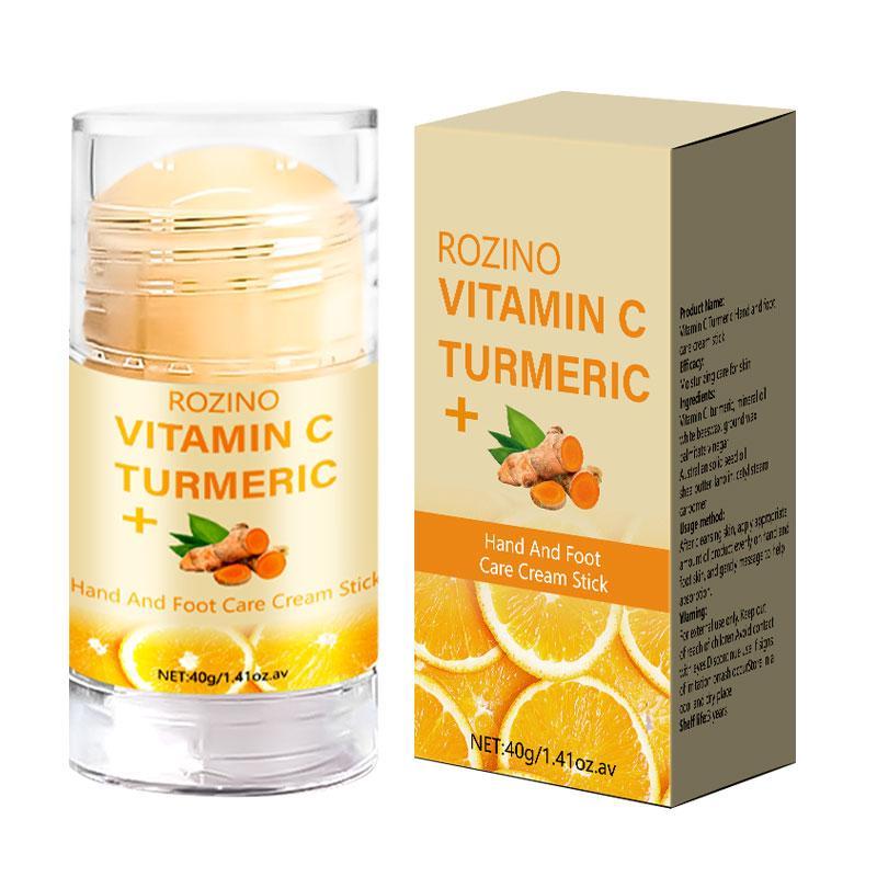 Vitamin C Turmeric Hand & Foot Cream, Deep Moisturizing Hand & Foot Care Lotion, Hand & Foot Care Product for Women & Men